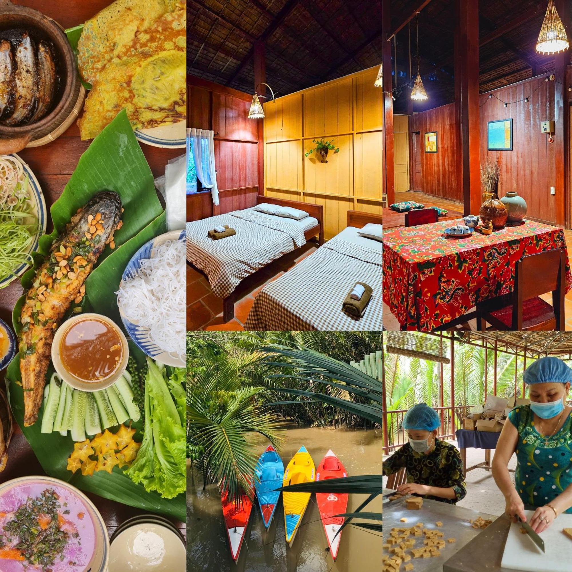 Ba Danh Homestay & Kitchen - Ben Tre Mekong Exterior photo