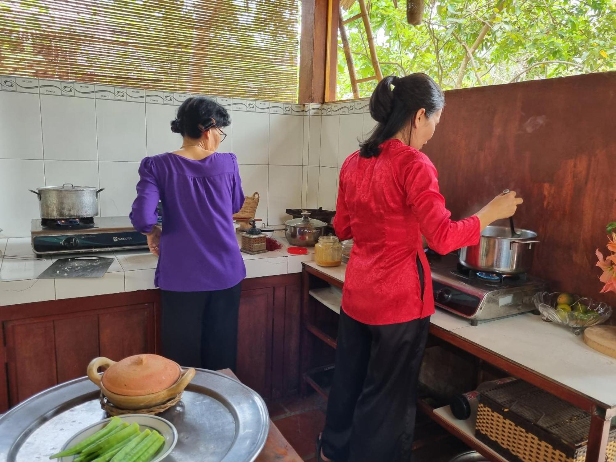 Ba Danh Homestay & Kitchen - Ben Tre Mekong Exterior photo